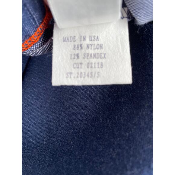 90's vintage faux denim high waisted bodycon mini skirt XS SMALL *deadstock* - Picture 5 of 5